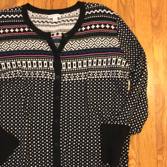[Merona] Cotton Pullover Cardigan Sweater XL - Picture 2 of 8